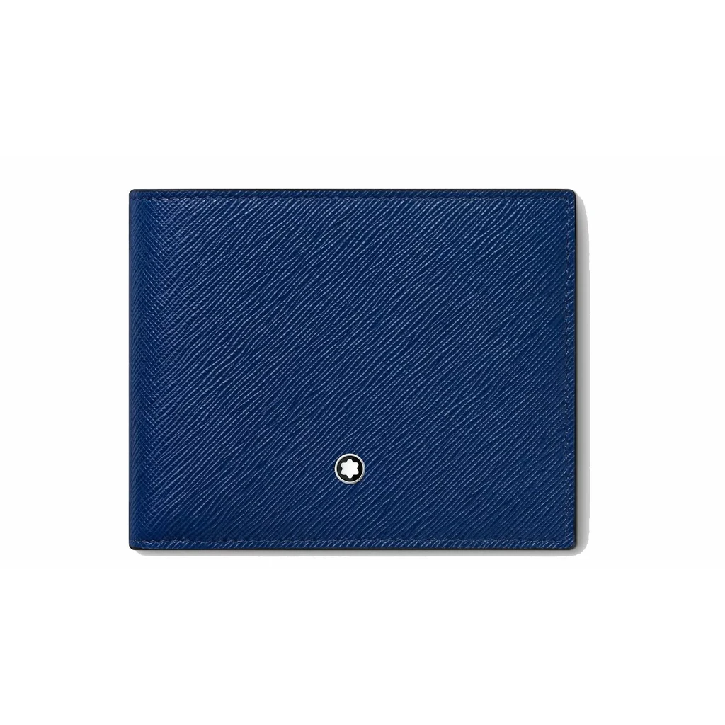 Montblanc Sartorial wallet 6cc blue leather