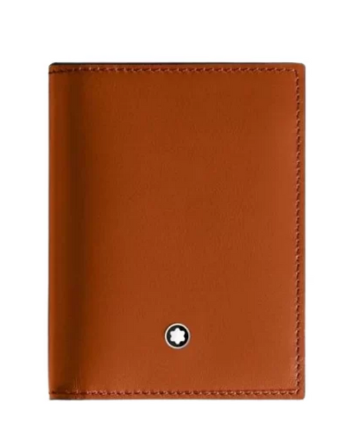 Load image into Gallery viewer, Montblanc Meisterstuck card holder 4cc camel brown
