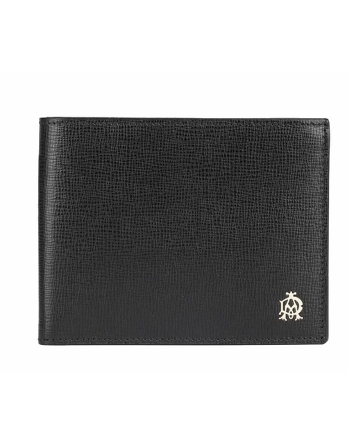 تحميل الصورة إلى عارض المعرض، Dunhill Belgrave Leather Billfold Wallet Black , Brown
