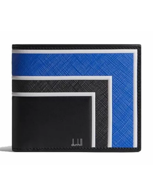 تحميل الصورة إلى عارض المعرض، Dunhill Archive Deco Billfold 8cc Blue
