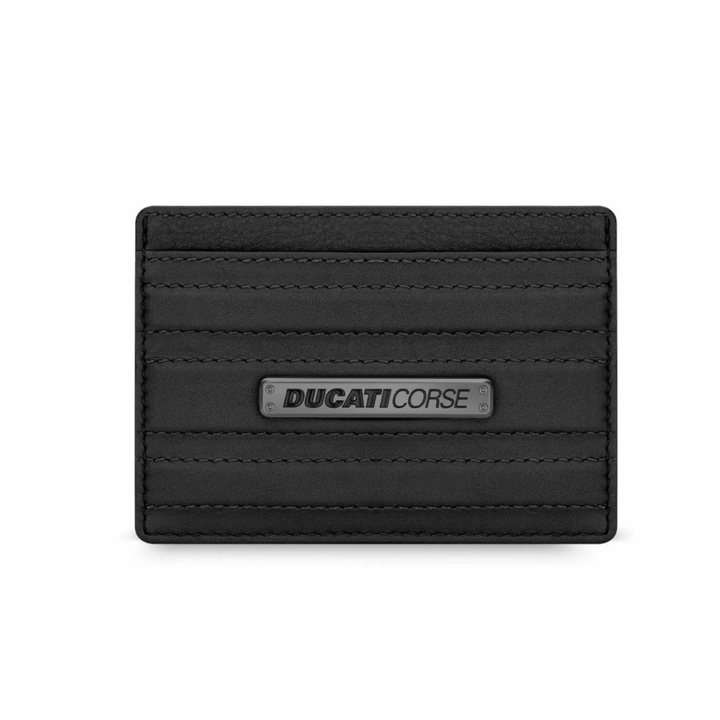 Ducati LINEA card holder 2cc with black leather