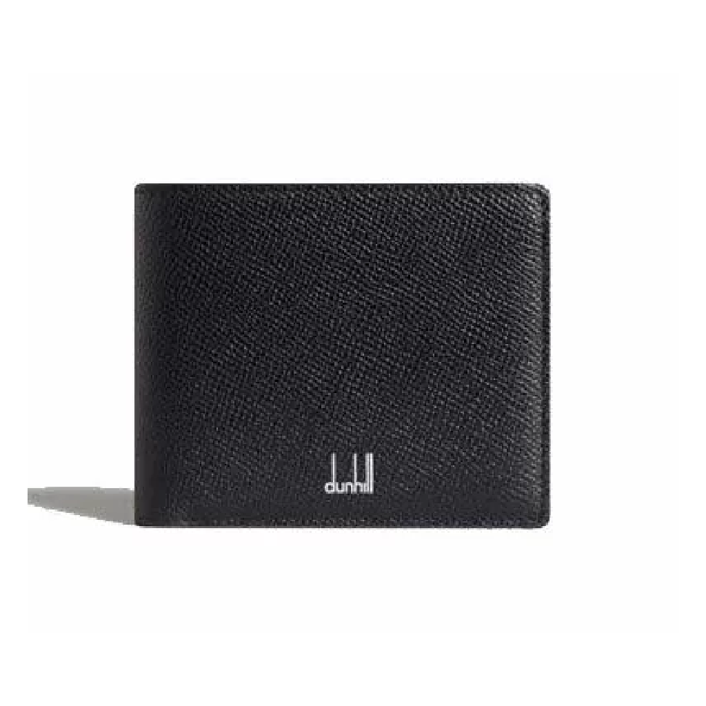 Dunhill Cadogan 4cc Coin Purse Black Leather