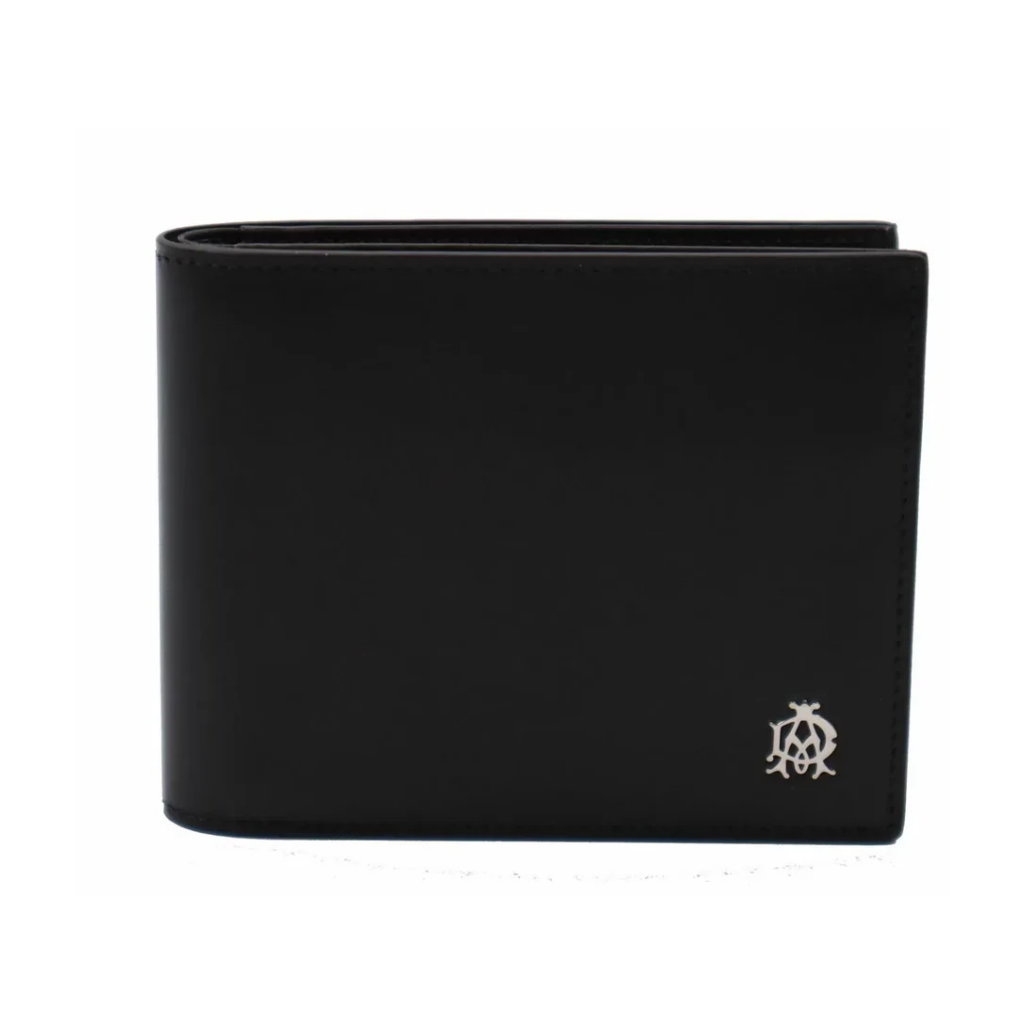 Dunhill wallet 6cc for men black leather