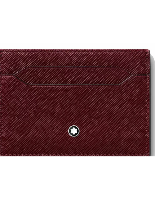 تحميل الصورة إلى عارض المعرض، Montblanc Sartorial card holder 5cc burgundy
