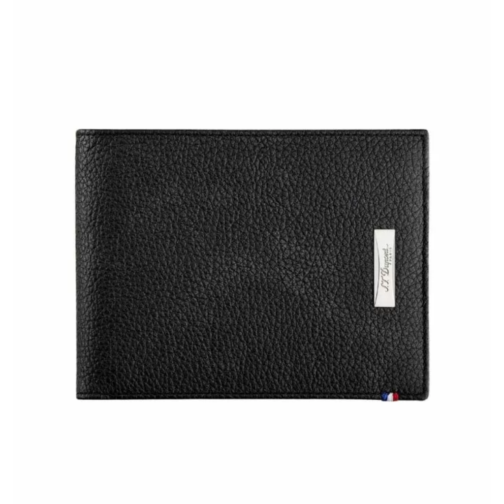 S.T. Dupont Wallet Line D Soft Diamond Grained Black