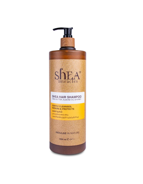 Load image into Gallery viewer, Shea Miracles Hair Shampoo Almond Oil &amp; Honey | 1 L - Women&#39;s Gold
