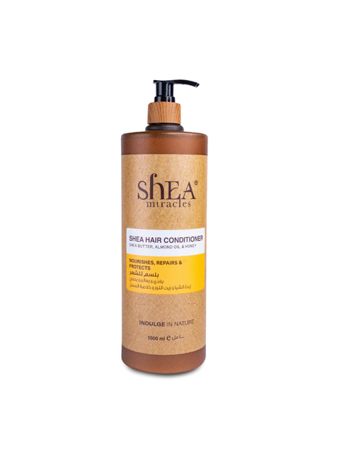 Load image into Gallery viewer, Shea Miracles  Hair Conditioner Almond Oil &amp; Honey | 1 L - Women&#39;s Gold
