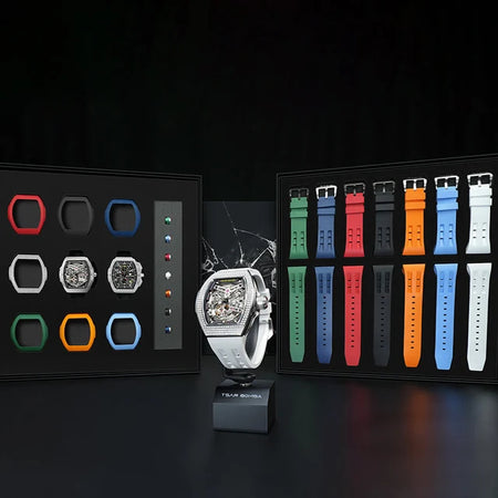 ساعة Light Matter-Sapphire Crystal Edition TB8223 باللون الأبيض