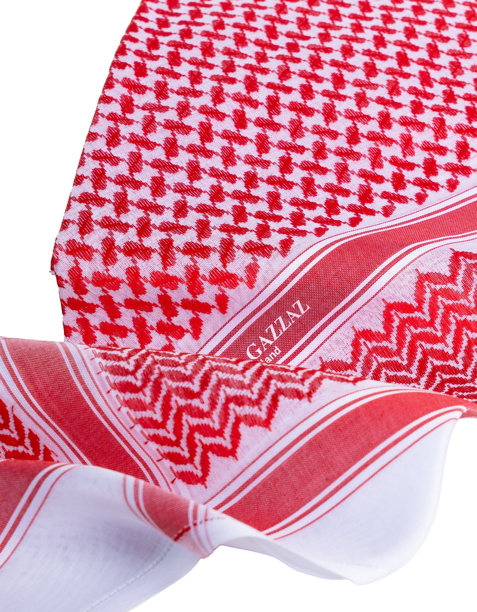 Amr Gazzaz English Shemagh classic red/white new special 2026 RED 07/6