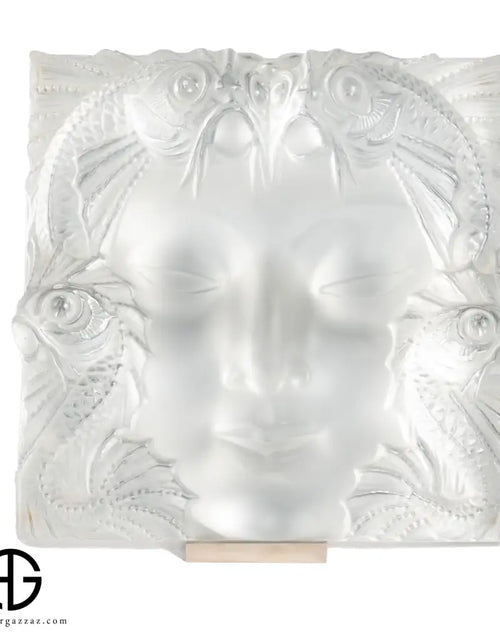 Load image into Gallery viewer, Lalique France: &quot;Woman&#39;s Mask&quot; Decorative Plate
