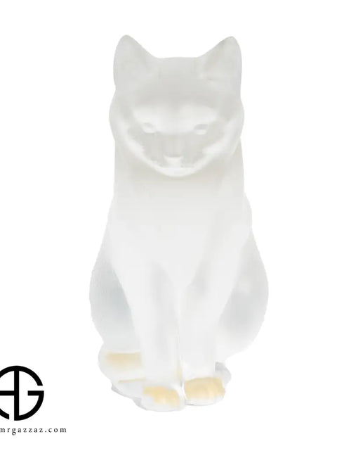 Load image into Gallery viewer, Crystal Lalique France Seated Cat
