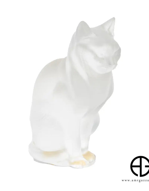 Load image into Gallery viewer, Crystal Lalique France Seated Cat
