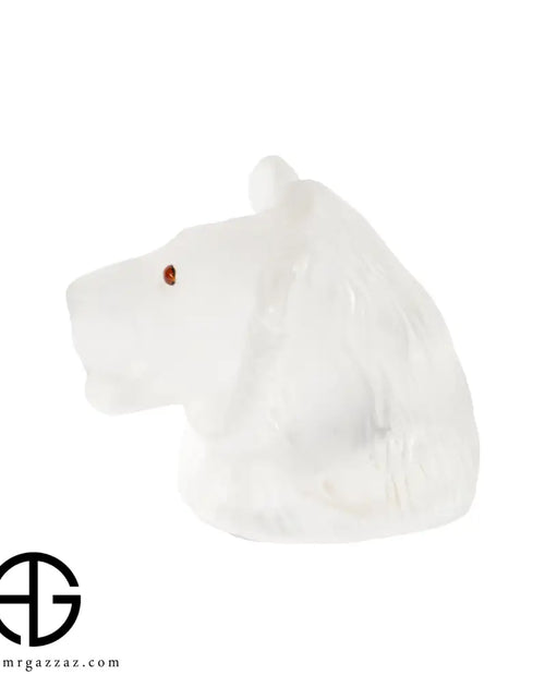 Load image into Gallery viewer, Saint Louis France Crystal Frosted Figural Lion
