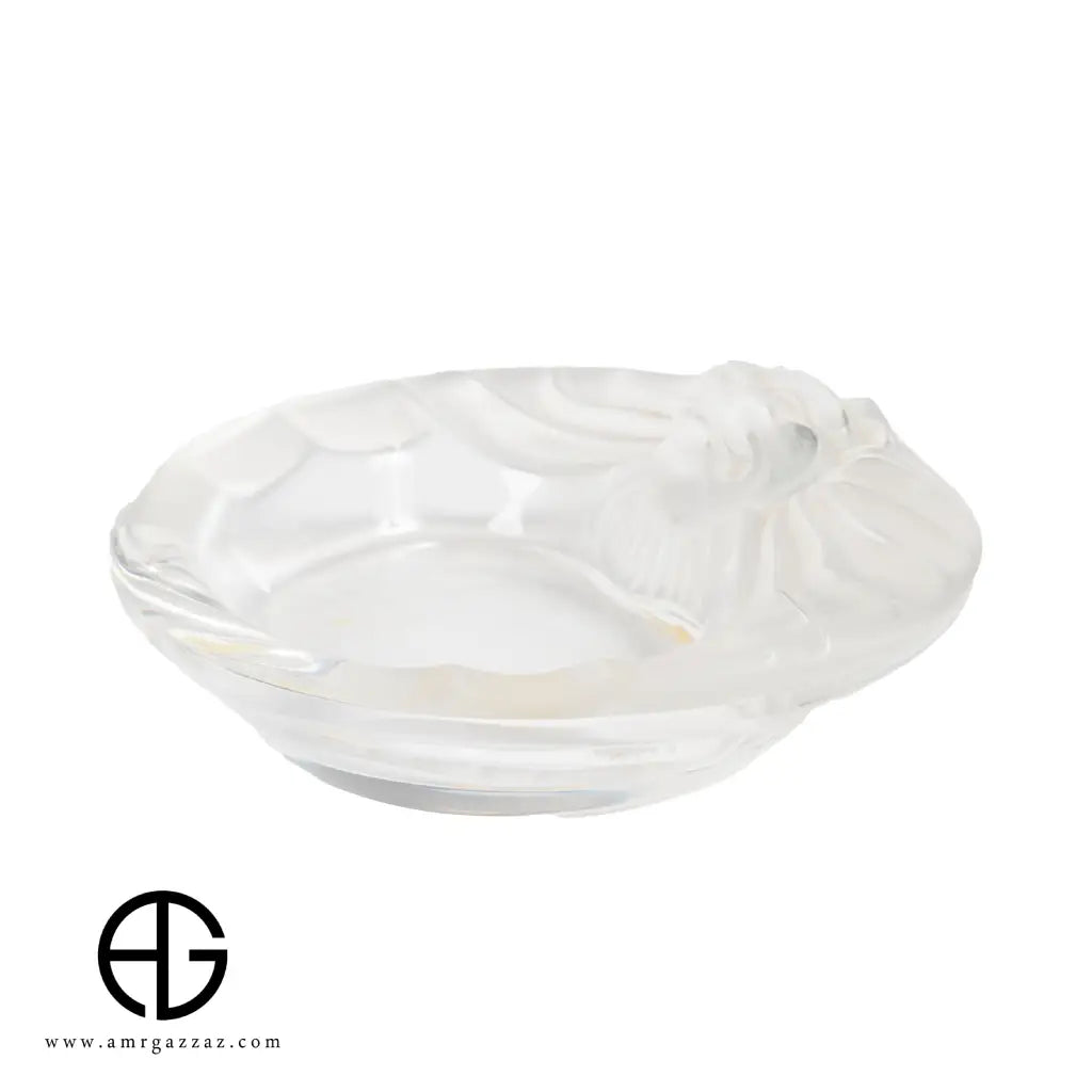 LALIQUE 'Teté de Lion Ashtray