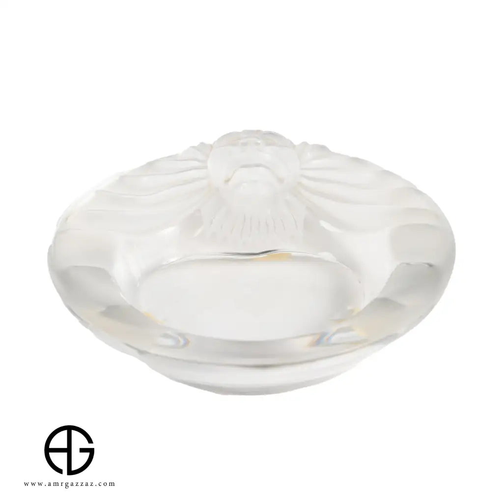 LALIQUE 'Teté de Lion Ashtray