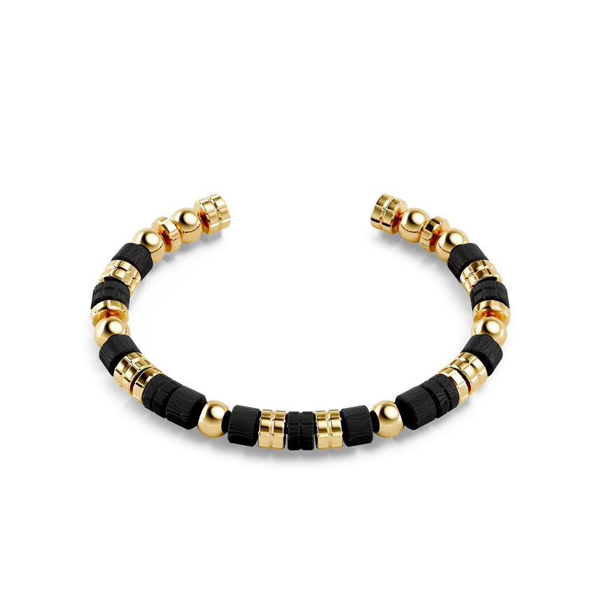 Bangle - Gold Carbon