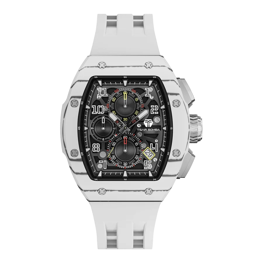 ساعة Light Matter-Sapphire Crystal Edition TB8223 باللون الأبيض