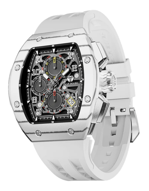 تحميل الصورة إلى عارض المعرض، ساعة Light Matter-Sapphire Crystal Edition TB8223 باللون الأبيض

