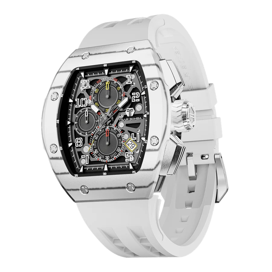 ساعة Light Matter-Sapphire Crystal Edition TB8223 باللون الأبيض