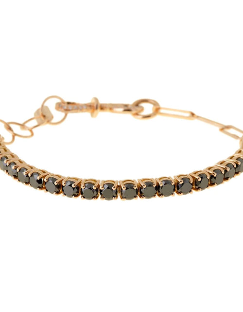 Load image into Gallery viewer, Mermaid Bracelet with Vintage Lock &amp; White Diamonds
