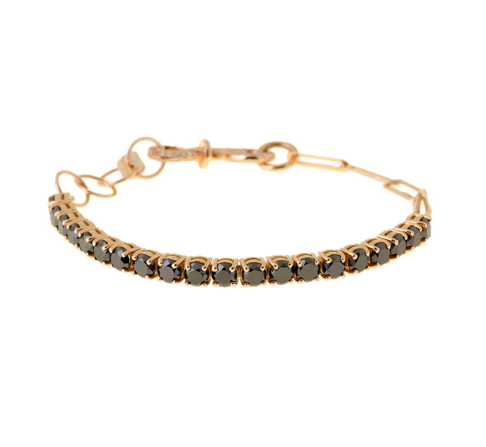Mermaid Bracelet with Vintage Lock & White Diamonds