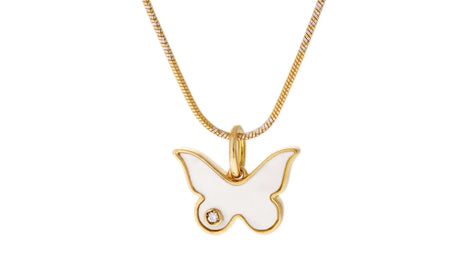 Butterfly Nacri Pendant