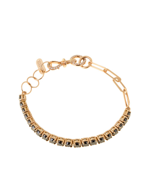 تحميل الصورة إلى عارض المعرض، Mermaid Bracelet with Vintage Lock &amp; White Diamonds

