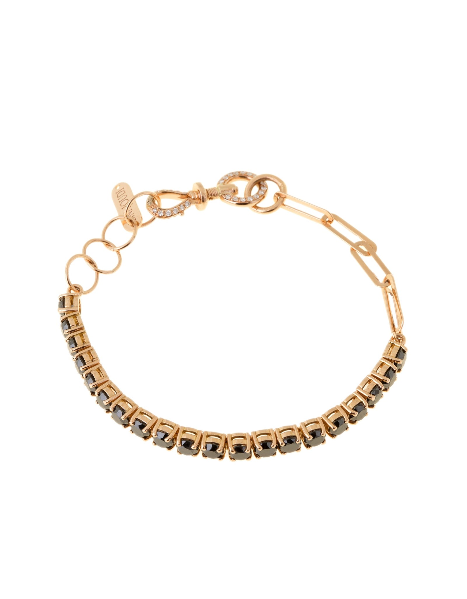 Mermaid Bracelet with Vintage Lock & White Diamonds