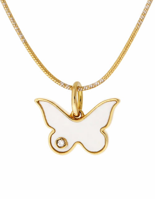 Load image into Gallery viewer, Butterfly Enamel Pendant
