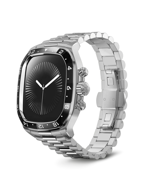 Load image into Gallery viewer, Apple Watch Case / CRCS46 Silver/Black
