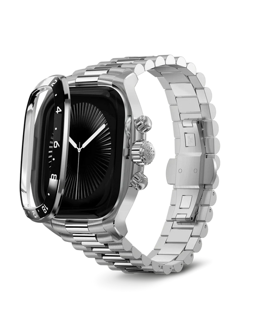 Load image into Gallery viewer, Apple Watch Case / CRCS46 Silver/Black
