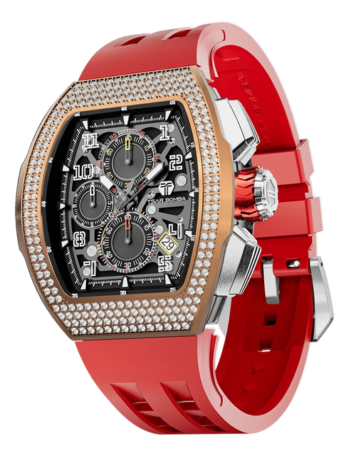 Load image into Gallery viewer, Atomic-TB8214 Standard Edition Interchangeable Cubic Zirconia D Red
