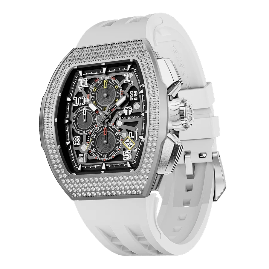 ساعة Light Matter-Sapphire Crystal Edition TB8223 باللون الأبيض
