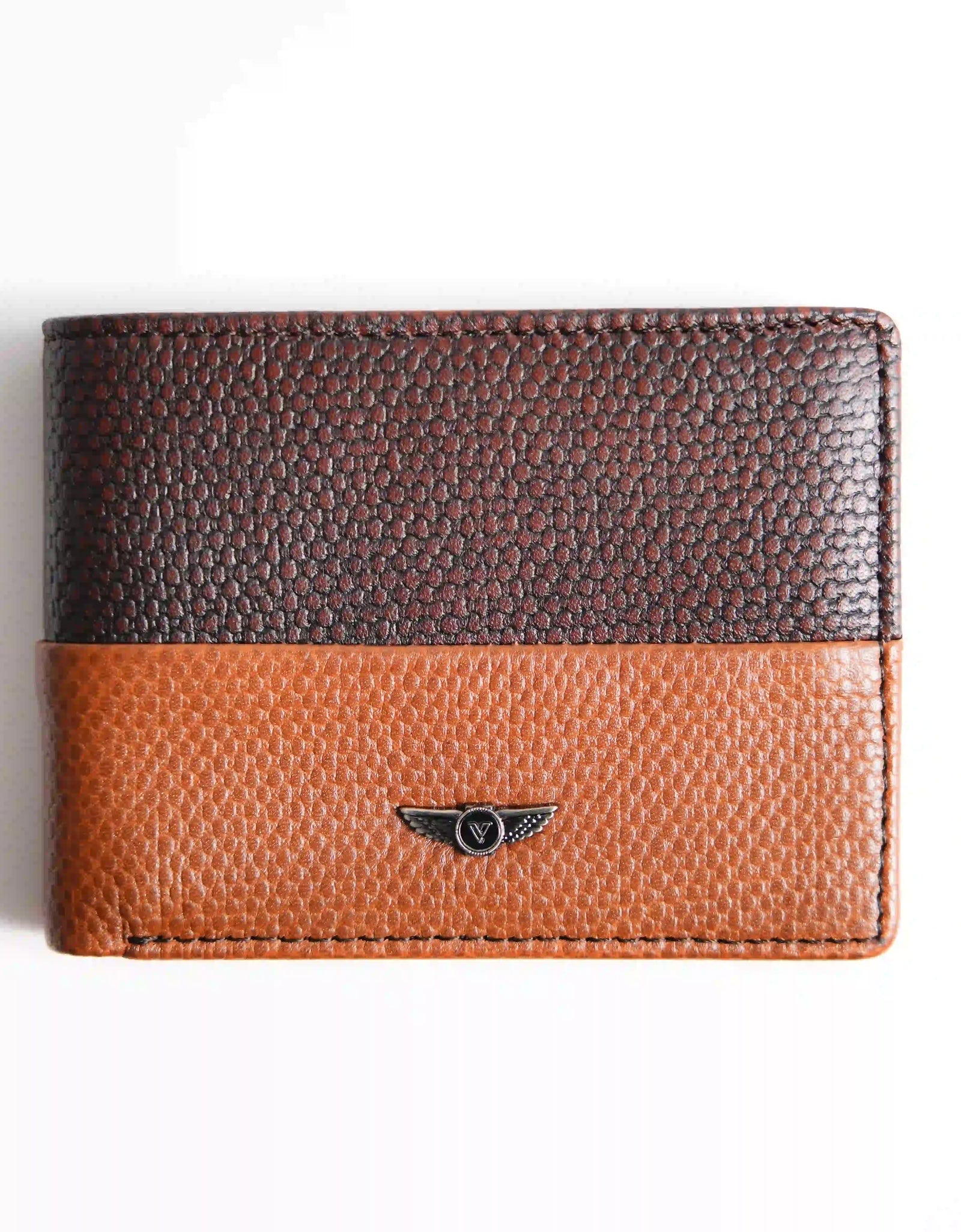 Men’s Genuine Leather Wallet – Brown Cowhide – Verutti VRW-5007-2
