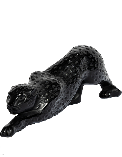 تحميل الصورة إلى عارض المعرض، lalique Zeila Panther crystal Sculpture
