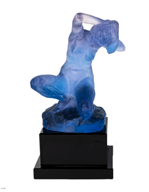 تحميل الصورة إلى عارض المعرض، A PATE-DE-VERRE LADY GLASS SCULPTURE
