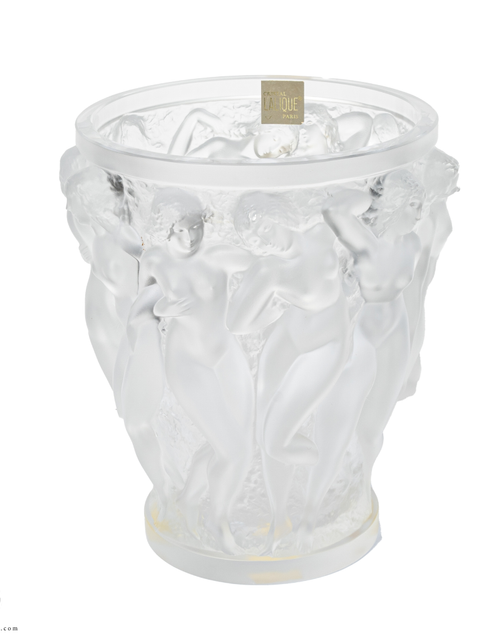 تحميل الصورة إلى عارض المعرض، lalique LARGE BACCHANTES VASE CLEAR
