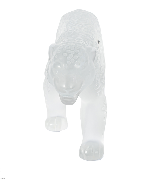 تحميل الصورة إلى عارض المعرض، A Lalique Clear and Frosted Glass Rajah Jaguar
