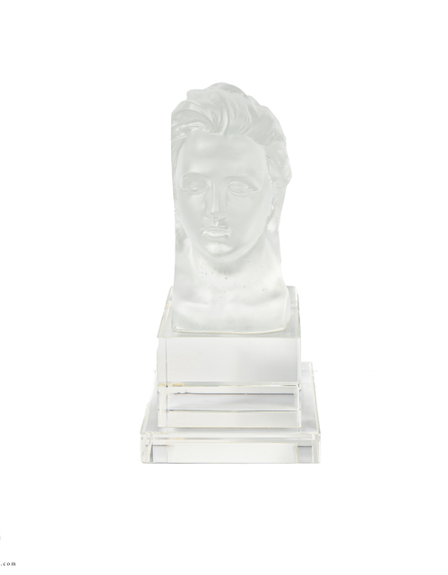 تحميل الصورة إلى عارض المعرض، A PATE-DE-VERRE DOUBLE FACE GLASS SCULPTURE
