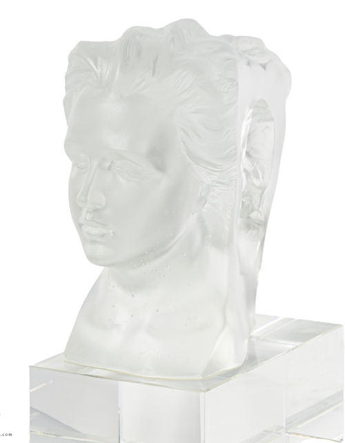 تحميل الصورة إلى عارض المعرض، A PATE-DE-VERRE DOUBLE FACE GLASS SCULPTURE
