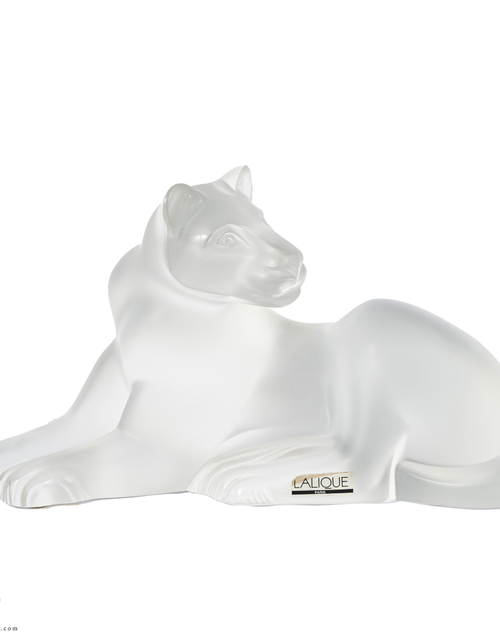 تحميل الصورة إلى عارض المعرض، Lalique &quot;Simba&quot; Lioness Crystal Figure
