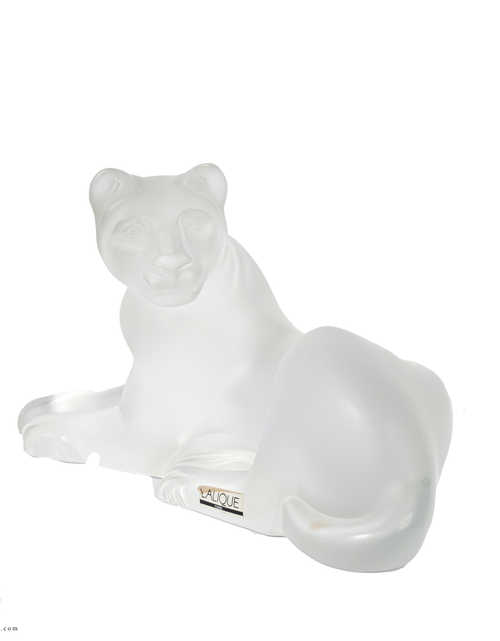 تحميل الصورة إلى عارض المعرض، Lalique &quot;Simba&quot; Lioness Crystal Figure
