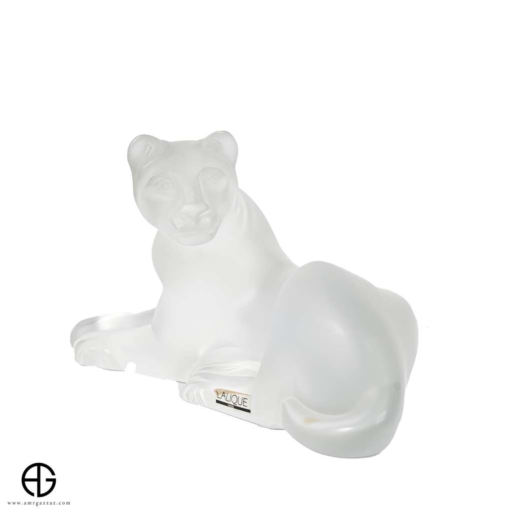 Lalique "Simba" Lioness Crystal Figure