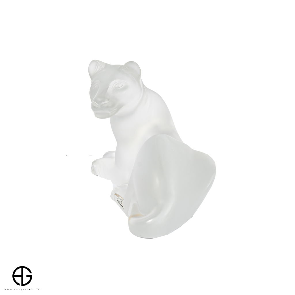 Lalique "Simba" Lioness Crystal Figure