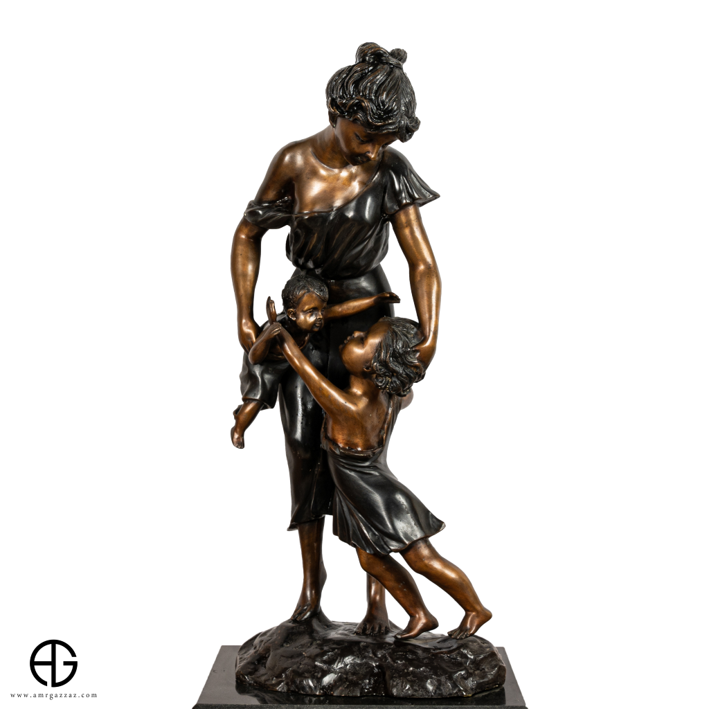 A bronze Motherhood Statue