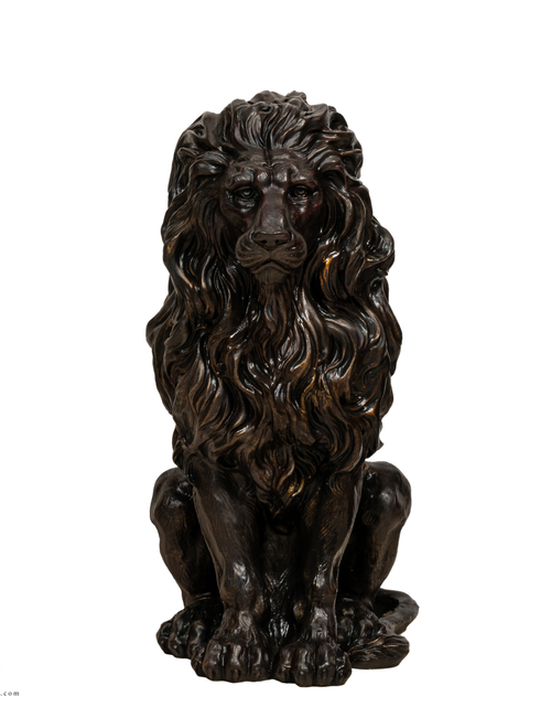 تحميل الصورة إلى عارض المعرض، Lion Sitting on The Pedestal Sculpture
