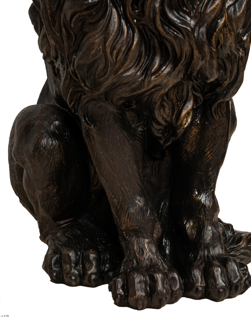 تحميل الصورة إلى عارض المعرض، Lion Sitting on The Pedestal Sculpture
