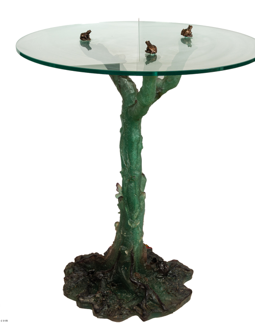 تحميل الصورة إلى عارض المعرض، Daum France Pate-De-Verre Frog Table
