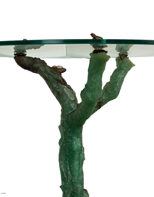 تحميل الصورة إلى عارض المعرض، Daum France Pate-De-Verre Frog Table
