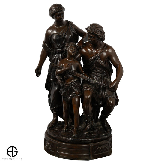 luxury solid bronze Florence Statue second